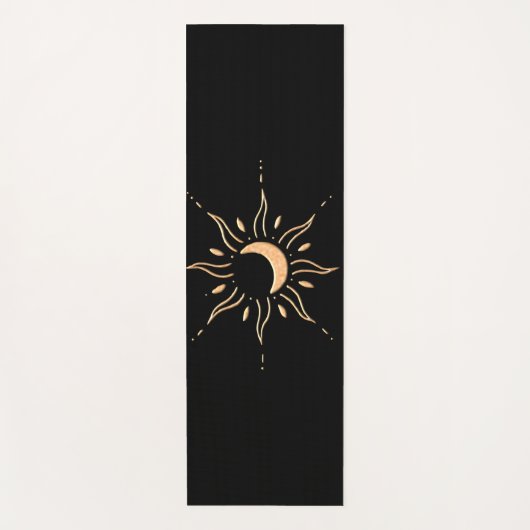 Tapis De Yoga Soleil d'or (Devant)
