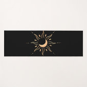 Tapis De Yoga Soleil d'or (Devant (Horizontal))