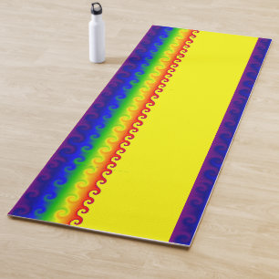 Tapis de yoga Soleil et Mer, 183 cm x 61 cm, 0,64