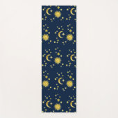 Tapis De Yoga Soleil, Lune et étoiles (Devant)