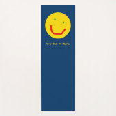 Tapis De Yoga Soleil souriant visage heureux (Devant)