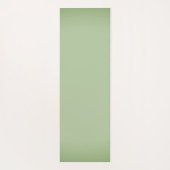 Tapis De Yoga Solid Jade Green Celadon  (Dos)