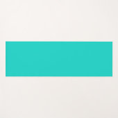 Tapis De Yoga Solide clair turquoise (Devant (Horizontal))
