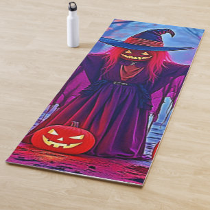 Tapis De Yoga Sorcière mystérieuse dans Enchanted Woods Design