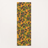 Tapis De Yoga Souris et mûres sur jaune (Devant)