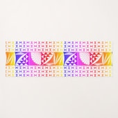 Tapis De Yoga Southwest Native Sunrise in Rainbow (Devant (Horizontal))