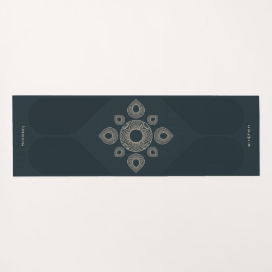 Tapis De Yoga Sovereigna® Maya Wonder Garden #3 à double face (Dos (Horizontal))