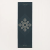 Tapis De Yoga Sovereigna® Maya Wonder Garden #3 à double face (Dos)