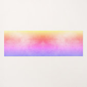 Tapis De Yoga Soyez Beau Papillon Pastel Aquarelle Arc-en-ciel (Dos (Horizontal))