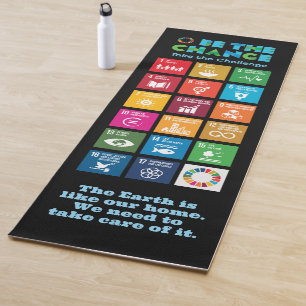 Tapis De Yoga Soyez le changement des dons inspirationnels - Per