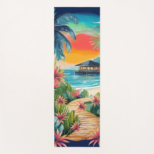 Tapis De Yoga Spa tropical Bliss Yoga Mat (Devant)