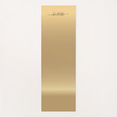 Tapis De Yoga Spécifique au client, or (Imiter) (Devant)