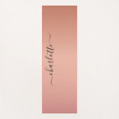 Tapis De Yoga Spécifique au client, rosegold (Imiter) (Devant)