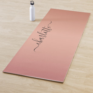Tapis De Yoga Spécifique au client, rosegold (Imiter)