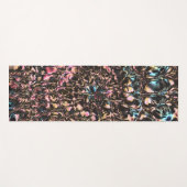 Tapis De Yoga Spirale de pierres précieuses (Devant (Horizontal))