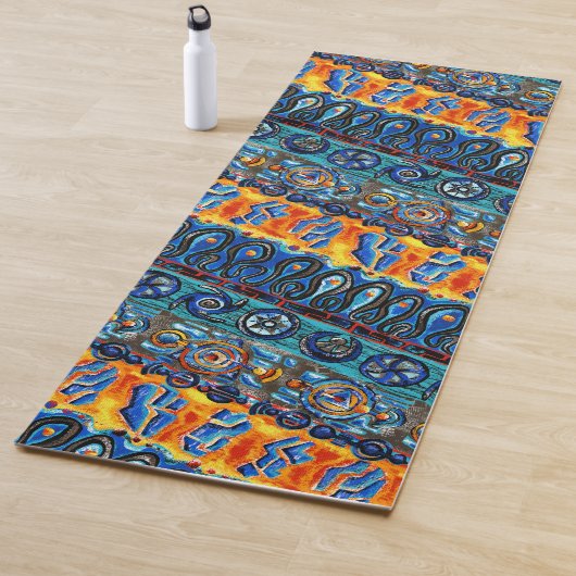 Tapis De Yoga Spirituel autochtone (En situation)