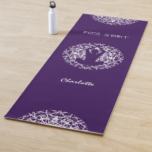 Tapis De Yoga Spirituel Esprit Libre Boho Personnalisé Yoga Mat