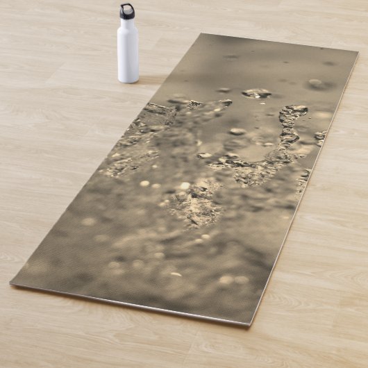 Tapis De Yoga Splash d'or (En situation)
