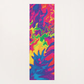 Tapis De Yoga Splashing psychédélique...... (Dos)