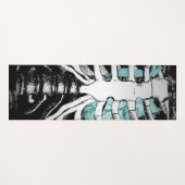 Tapis De Yoga Squelette Déplaisant Yoga Mat (Devant (Horizontal))