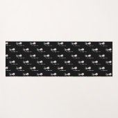 Tapis De Yoga Squelette d'Halloween avec épée (Devant (Horizontal))