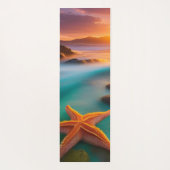 Tapis De Yoga Starfish sur la plage à Dawn
