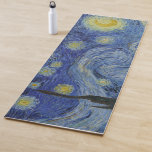 Tapis De Yoga Starry Night Yoga Mat par Van Gogh<br><div class="desc">Starry Nights est une célèbre peinture de Vincent Van Gogh. Il décrit la vue à l'extérieur de sa chambre d'asile comme il la voit lors d'une nuit d'été en juillet 1889. Le ciel est illuminé d'étoiles et la ligne d'horizon est lumineuse. Cette peinture a été considérée comme l'une des peintures...</div>