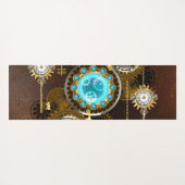 Tapis De Yoga Steampunk Rusty Background (Dos (Horizontal))