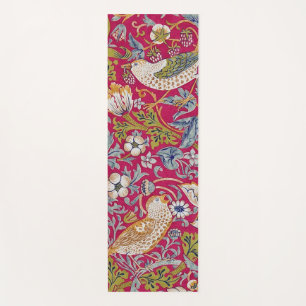 Tapis De Yoga Strawberry Thief, carte postale William Morris