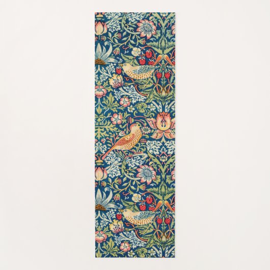 Tapis De Yoga Strawberry Thief, William Morris (Devant)