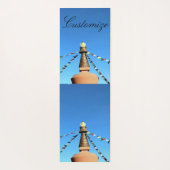 Tapis De Yoga stupa bouddhique avec drapeaux de prière Thunder_C (Dos)