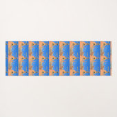 Tapis De Yoga stupa bouddhique avec drapeaux de prière Thunder_C (Dos (Horizontal))