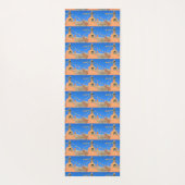 Tapis De Yoga stupa bouddhique avec drapeaux de prière Thunder_C (Dos)