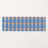 Tapis De Yoga stupa bouddhique avec drapeaux de prière Thunder_C (Devant (Horizontal))