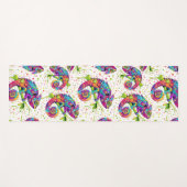Tapis De Yoga Style d'aquarelle des teintures Chameleon (Devant (Horizontal))