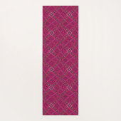 Tapis De Yoga Style de tissu de boue africaine | Conception à de (Dos)