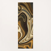 Tapis De Yoga Style Marbre magnifique - Mont Blanc Brown (Devant)