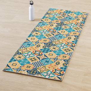 Tapis De Yoga Style provençal ou tuiles italiennes toscanes