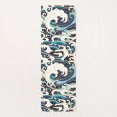 Tapis De Yoga Style Wave japonais (Dos)