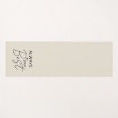 Tapis De Yoga Stylish moderne (Devant (Horizontal))