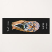 Tapis De Yoga Succès Citer Dream Croire Atteindre Motivationnel (Devant (Horizontal))