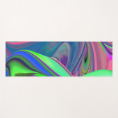 Tapis De Yoga Summerfeel, Rainbowart 3D Abstrait (Devant (Horizontal))