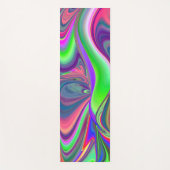 Tapis De Yoga Summerfeel, Rainbowart 3D Abstrait (Devant)