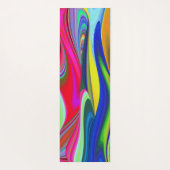 Tapis De Yoga Summerrainbow, Rainbowart 3D Abstrait (Dos)
