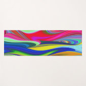 Tapis De Yoga Summerrainbow, Rainbowart 3D Abstrait (Devant (Horizontal))