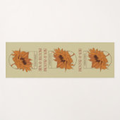 Tapis De Yoga Sun & Bloom (Devant (Horizontal))