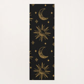 Tapis De Yoga Sun,  moon  and stars- celestial  (Dos)
