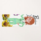 Tapis De Yoga Sunflower Bumblebee Nurse Yoga Mat (Devant (Horizontal))