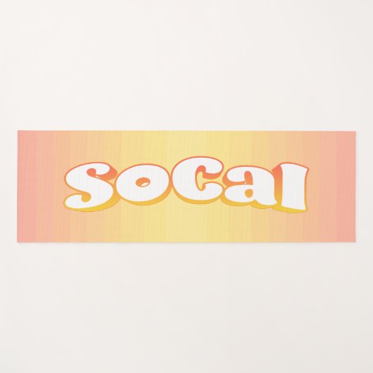 Tapis De Yoga Sunny SoCal (Devant (Horizontal))