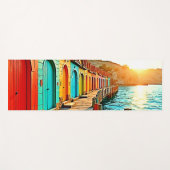 Tapis De Yoga Sunset Bliss : Hues Balnéaires (Devant (Horizontal))